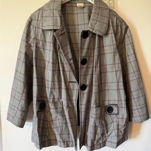 LANE BRYAN Gray Women's Blazer